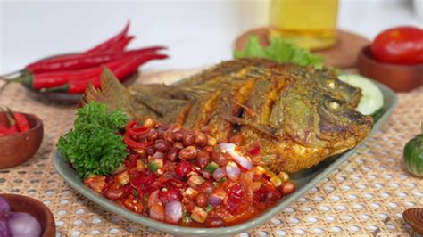 Resep Ikan Mujair Goreng Sambal Terong Pedas Yang Sedap Dan Nikmat