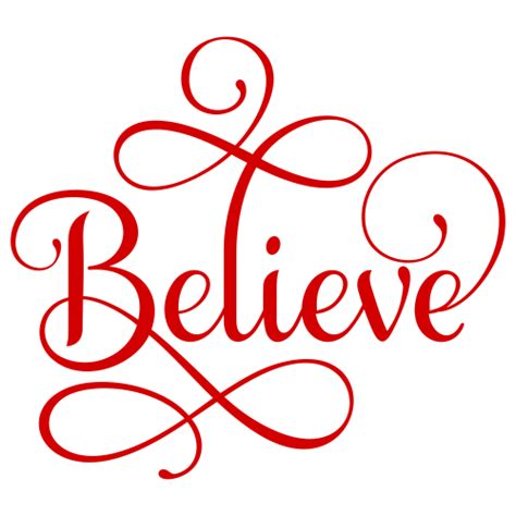 Believe Christmas Svg Believe Christmas Vector File Believe