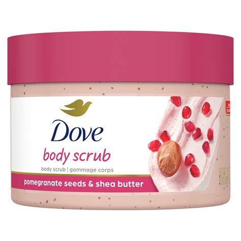 Dove Exfoliating Body Polish Pomegranate Seeds And Shea Butter Body