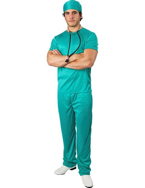 Surgeon Doctor Medical Scrubs Adult Costume - Standard - Walmart.com ...