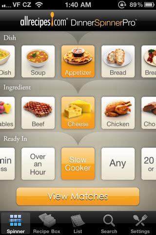 interaction design horizontal scrollable list  spinner