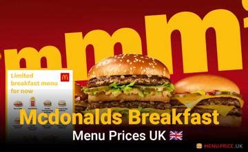 Mcdonalds Breakfast Menu Prices In UK November 2024