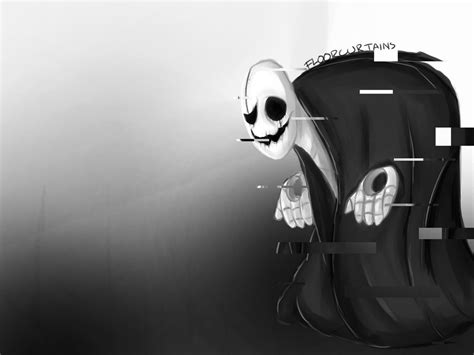 Undertale Gaster By Floorcurtains On Deviantart