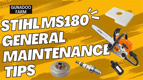 Stihl Ms180 General Maintenance Tips Youtube