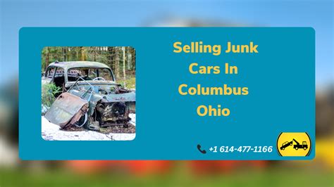 Selling Junk Cars In Columbus Ohioadvantages Paytop4clunkers