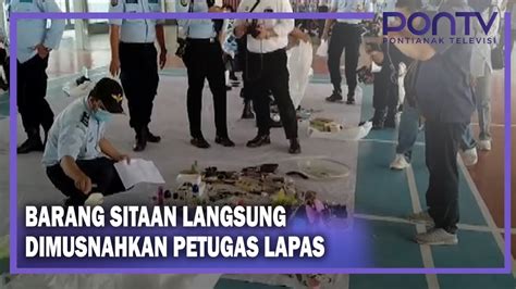 RAZIA BLOK NAPI TEMUKAN SAJAM HINGGA ALAT HISAP SABU PONTV