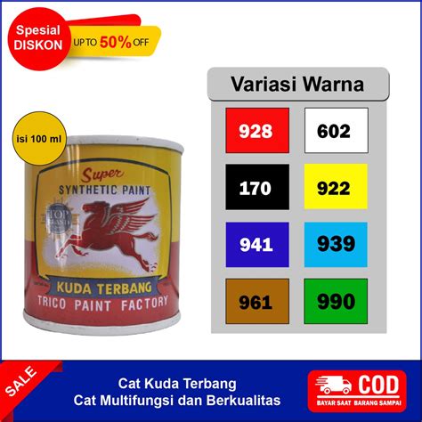 Jual Cat Kuda Terbang Kecil Cat Minyak Kayu Dan Besi Logam Metal Kuda