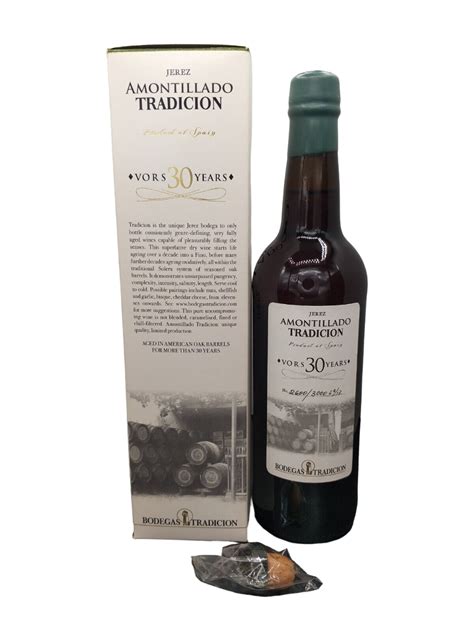 Bodegas Tradicion Vors 30 Years Amontillado Sherry Spanien 19 5 VOL