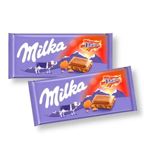 Milka Daim Chocolate Bar G For