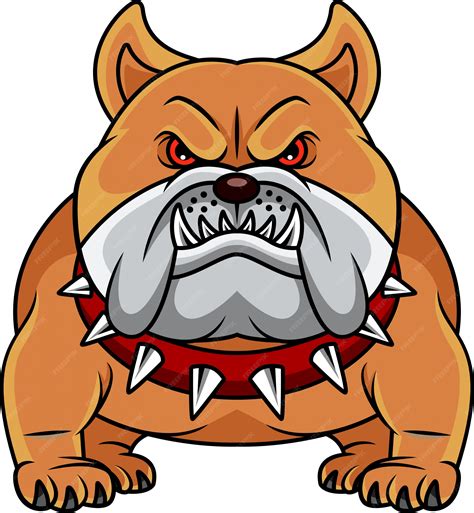 Premium Vector Bulldog Cartoon