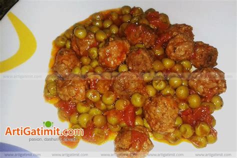 Qofte Me Bizele Arti Gatimit Recipe Albanian Recipes Ethnic