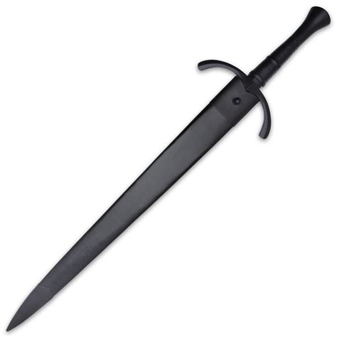 Honshu Historic Forge Single Hand Sword And Scabbard Black High