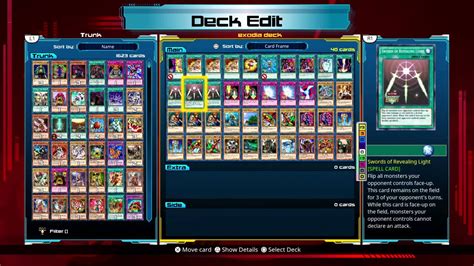 Yu Gi Oh Legacy Of The Duelist Exodia Deck Youtube