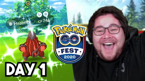 All Pokémon Go Fest 2020 Shiny Catches [day 1] Youtube