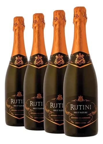 Espumante Rutini Brut Nature Caja X 4 X 750ml