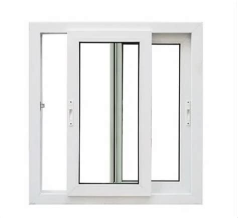 Conch Annealed Glass Upvc Double Track Sliding Window At Sq Ft In