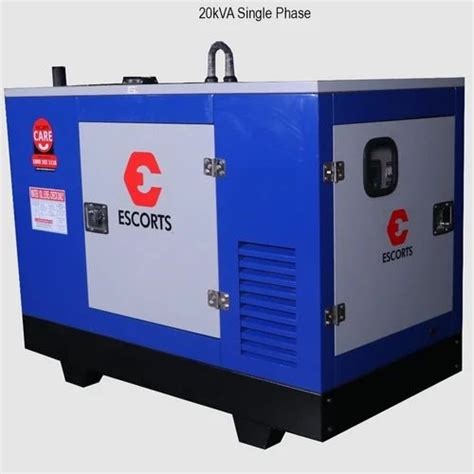 20kva Escorts Diesel Generator At Rs 300000piece Escorts Diesel