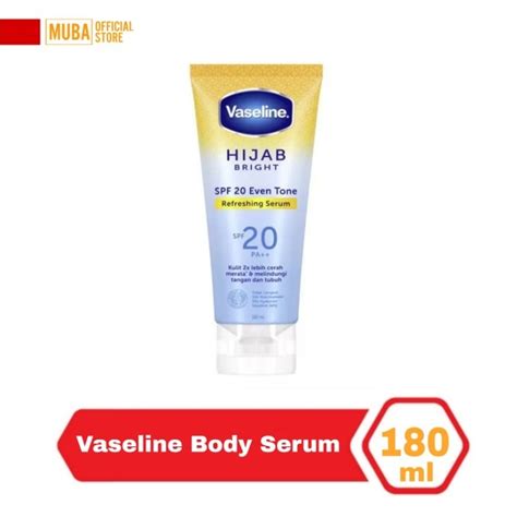 Jual Vaseline Hijab Bright Refreshing Body Serum Spf Ml Shopee