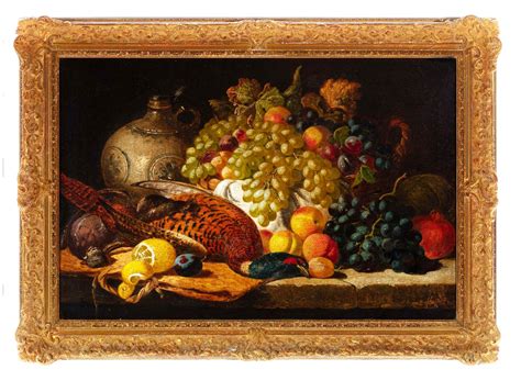 Antique English Still Life Oil Painting Sold Rue De France