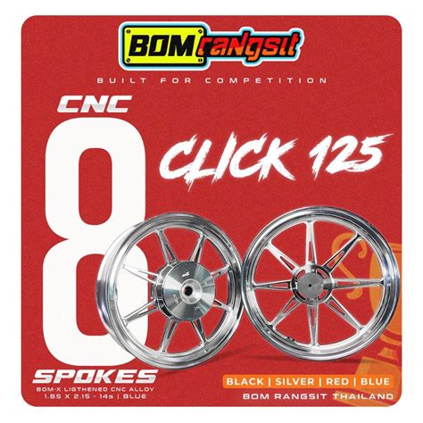 Bom Rangsit Bomx Aquila Cnc Mags Click S Spokes Shopee