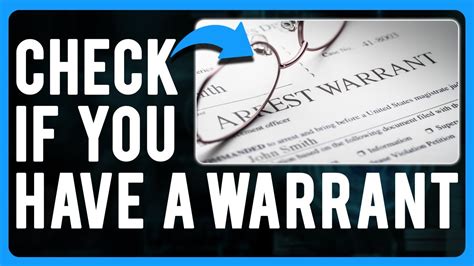 How To Check If You Have A Warrant Warrant Checks Lookups Youtube