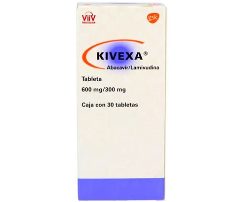 Kivexa Abacavir Lamivudina Mg Mg Caja Con Tabletas