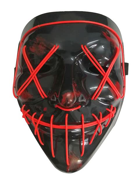 Masque Led Lumineux Rouge Adulte Achat De Masques Sur VegaooPro