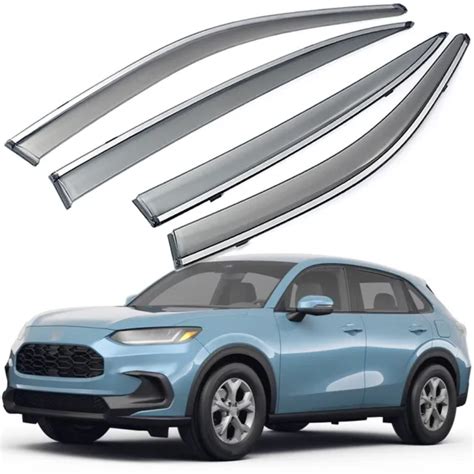 Window Vent Visor Deflector Shade Rain Guards For Honda Hr V