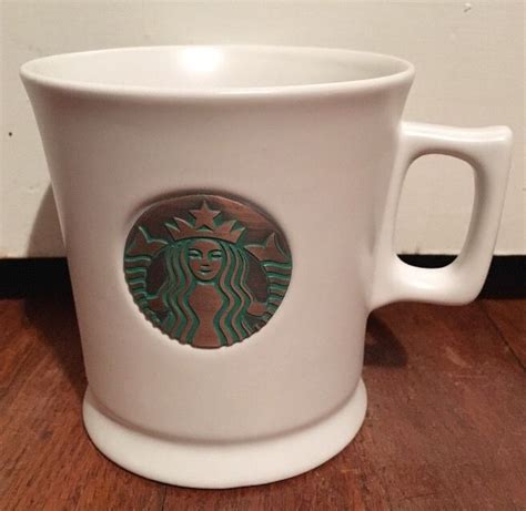 Starbucks 2014 Anniversary MERMAID Siren Copper Medallion 14 Oz Mug