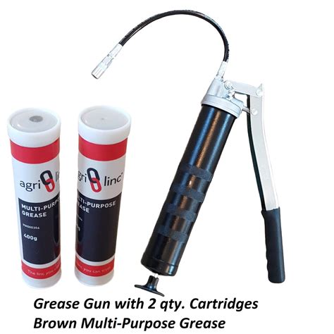 Buy Heavy Duty Grease Gun With 2 Grease Cartridges Bundle Offer Professional 10000 Psi Lever