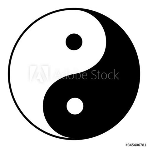 Paint Designs Yin Yang Harmony Adobe White Background Balance