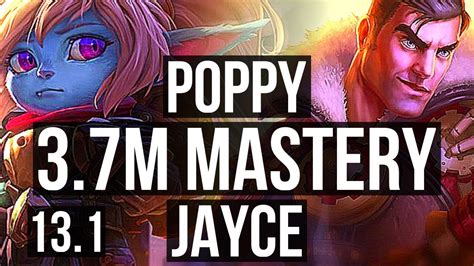 Poppy Vs Jayce Top 5 0 5 3 7m Mastery 500 Games Euw