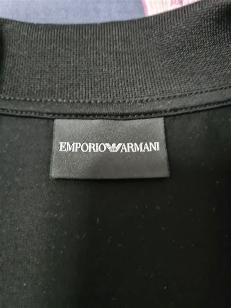 Emporio Armani Emoji Patch Polo T Mens Fashion Tops And Sets Tshirts And Polo Shirts On Carousell