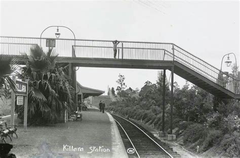 Killara Railway Stationin The Upper North Shore Of Sydney In 1910 🌹