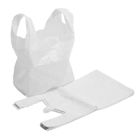 White Plastic Vest Carrier Bags Henry Hall