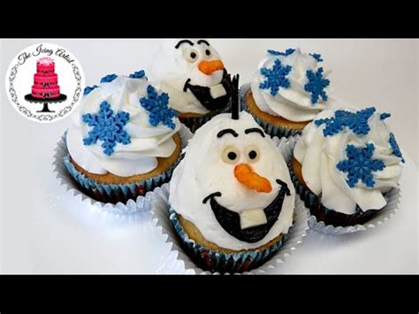 Frozen Olaf Cupcake Cake