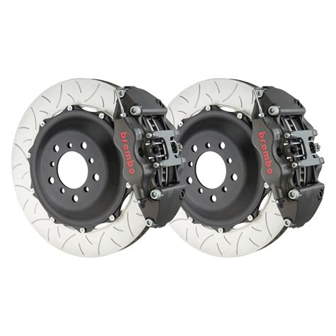 Brembo® 3k29040a Racing Series Slotted Type Iii 2 Piece Rotor Front Brake Kit