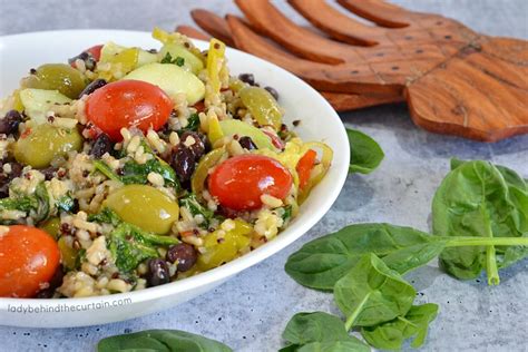 Brown Rice and Quinoa Salad