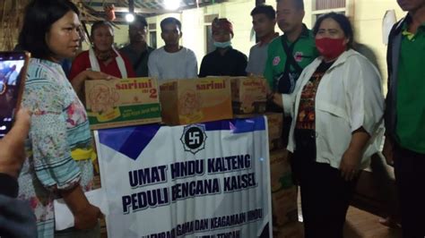 Umat Hindu Kalteng Peduli Bencana Kalsel