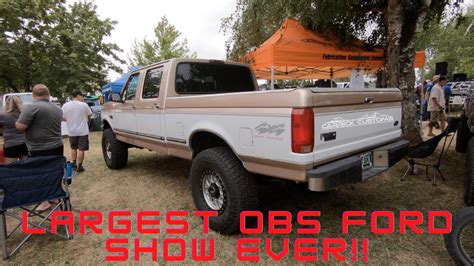 The Biggest Obs Ford Truck Show Of The Year Youtube