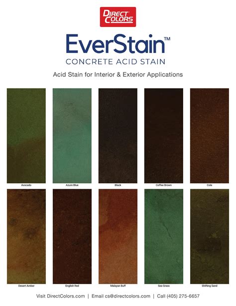 Acid Stain Colors For Concrete Floors Flooring Guide By Cinvex