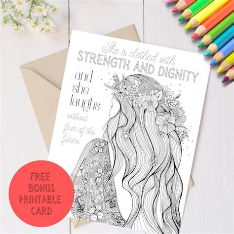 Bible Verse Coloring Page Isaiah 40 31 Printable Coloring Etsy