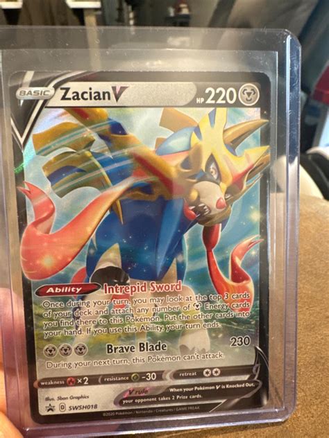 Zacian V Ungraded Pokemon Promo