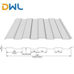 Corrugated Roofing Sheet Powerson Metal DWL Steel