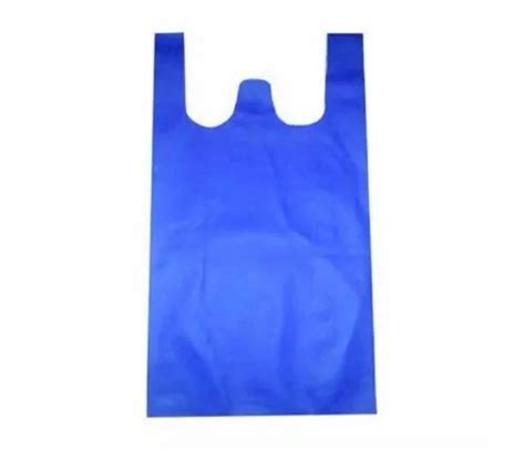 Plain Blue Non Woven W Cut Bags For Shopping Grocery At Rs 125 Kg In