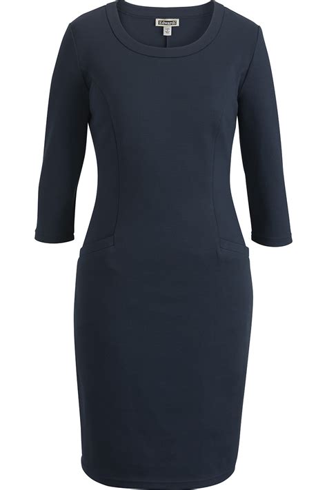 Ladies Ponte Sheath Dress Fccla