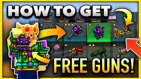 How To Get EVERY GUN For FREE In Pixel Gun 3D YouTube