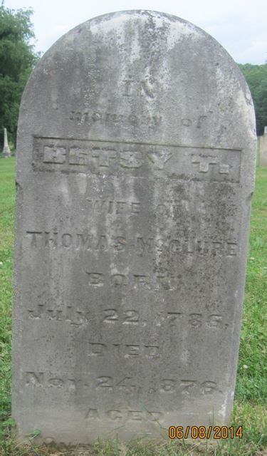 Betsy T Handley Mcclure Elizabeth Baird To Grave