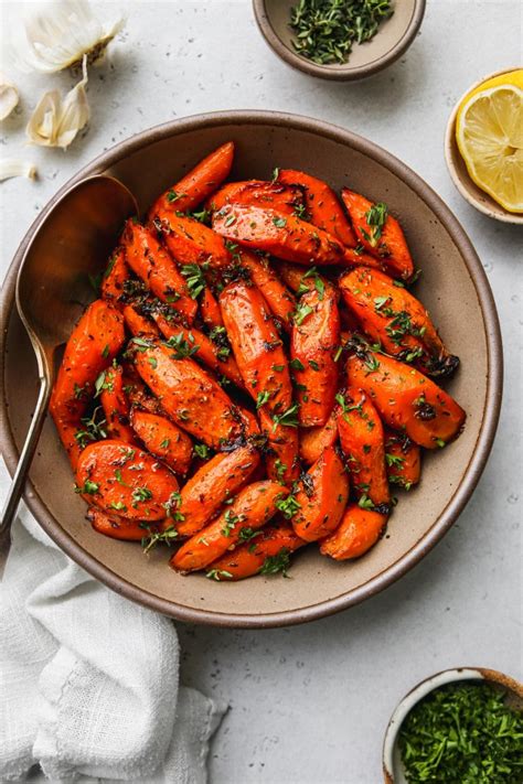 Simple Honey Roasted Carrots Oven 400F Walder Wellness RD