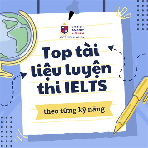 Top tài liệu luyện thi IELTS hiệu quả nhất theo từng kỹ năng IELTS